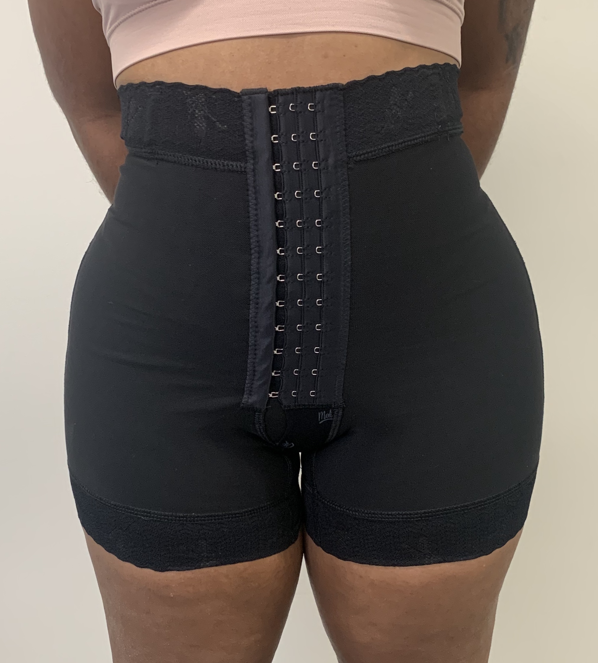 High Waist Tummy Compression Butt Lifting Shorts 3 Hooks Faja –